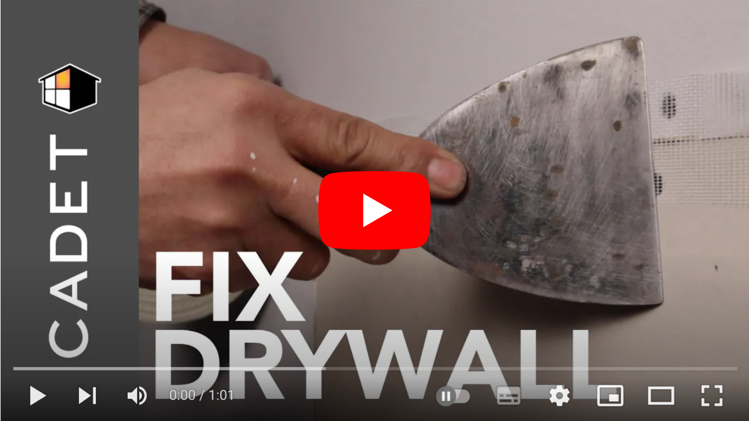 how to fix drywall