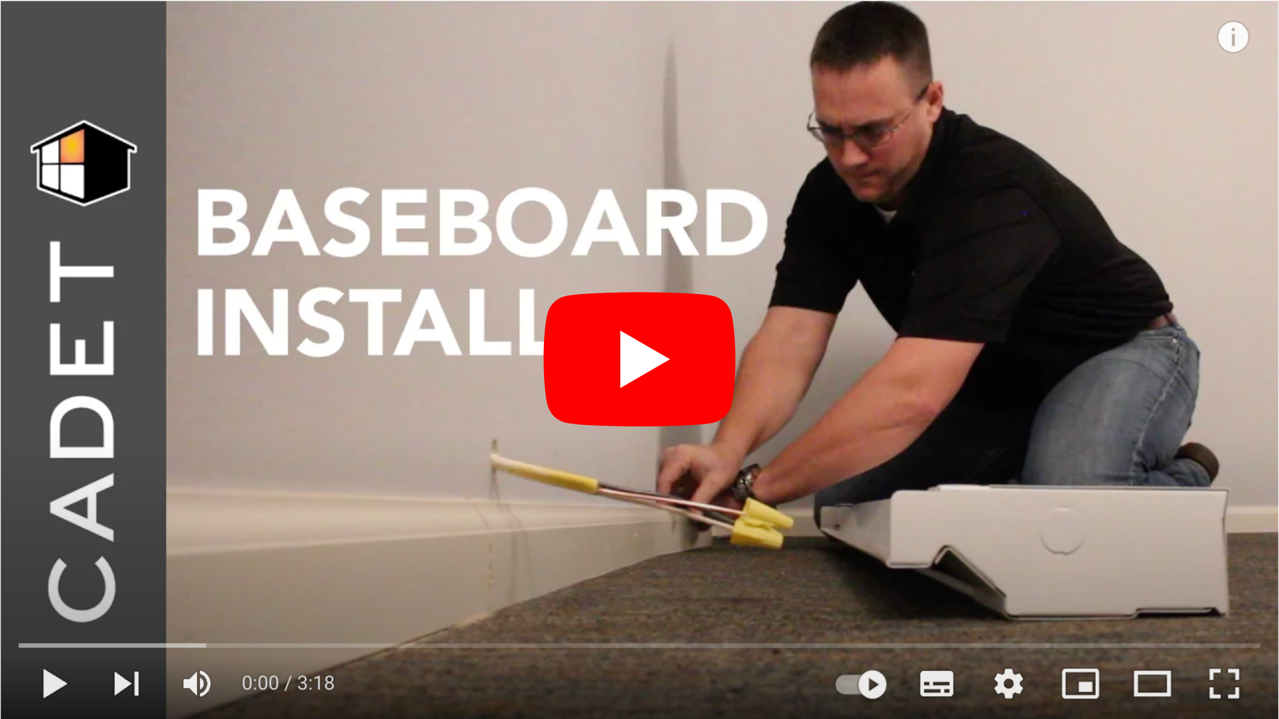 Baseboard install