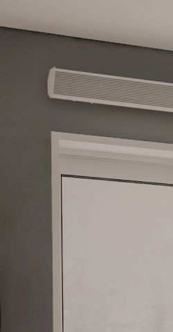 A Cadet Cove heater mounted onto the wall
